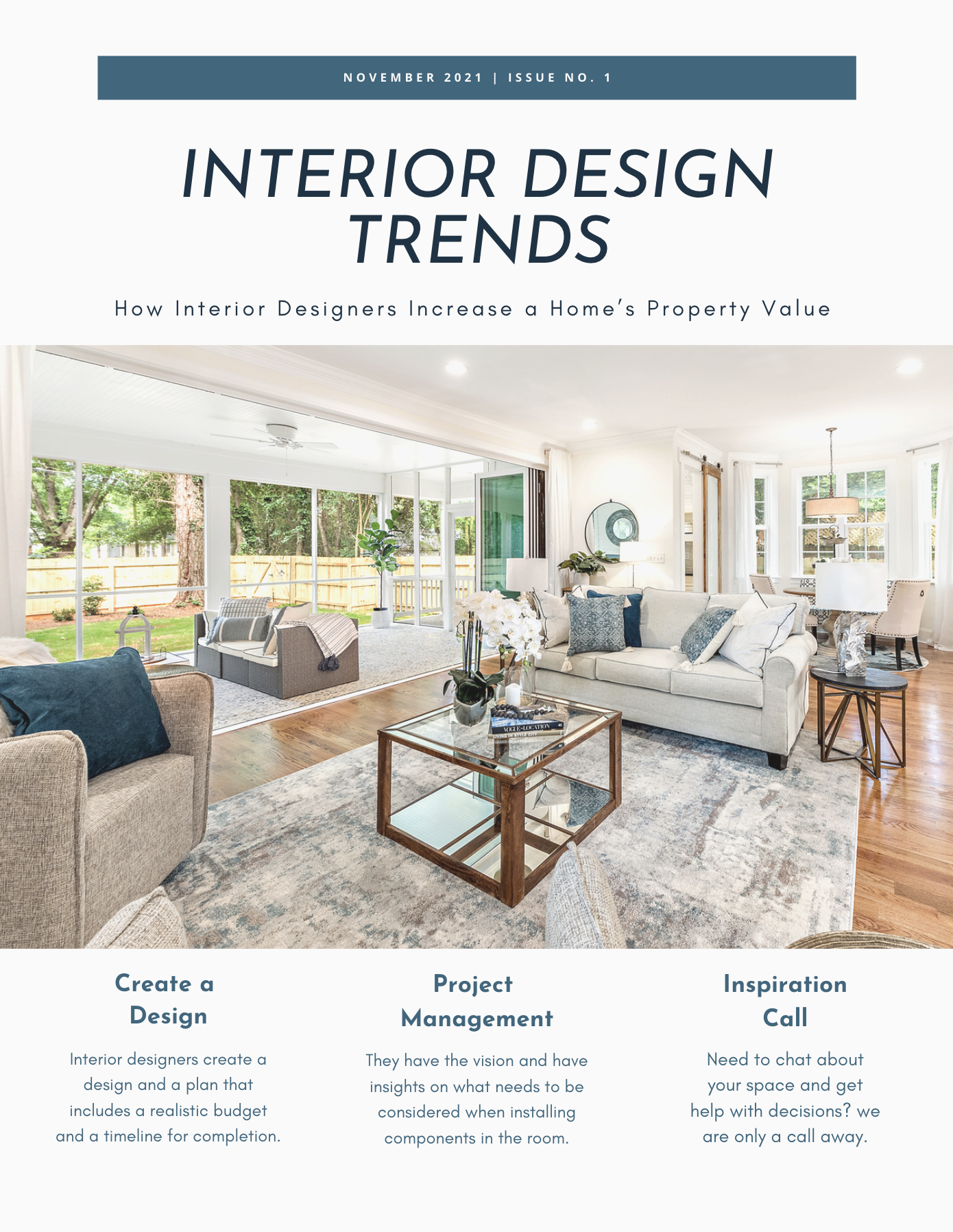 Interior design newsletter for gracious home interiors